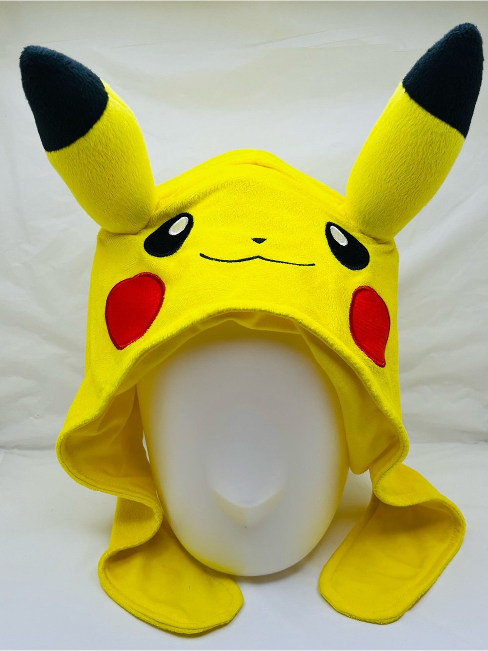 Pokemon Pikachu Yellow Black Red Plush Earflap Hat